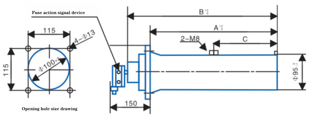 Sample Customization High Voltage Fuse Xrnt3-15.5q Model/High Voltage Current Limiting Fuse