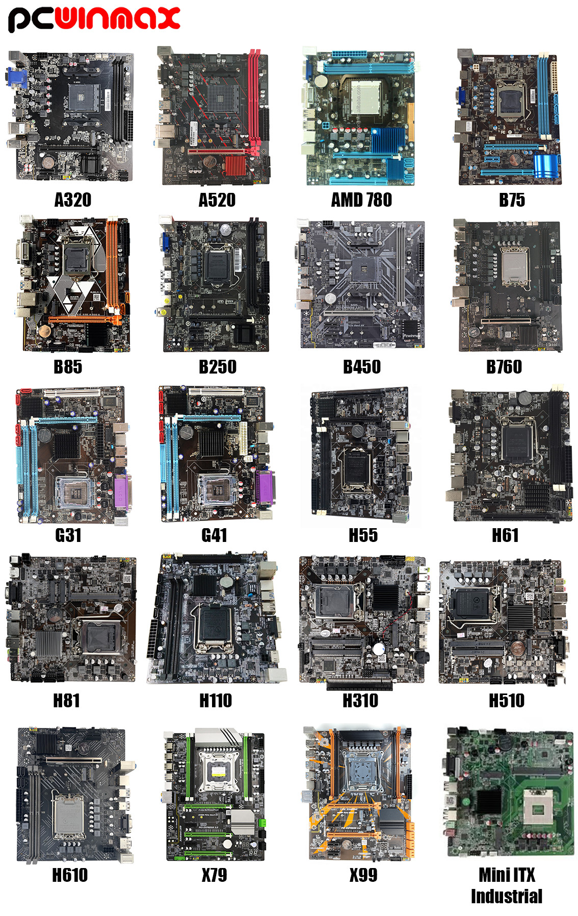 PCWINMAX B650 Socket AM5 Dual Channel DDR5 Gaming Motherboard Micro ATX for R7 R8 R9 Processors