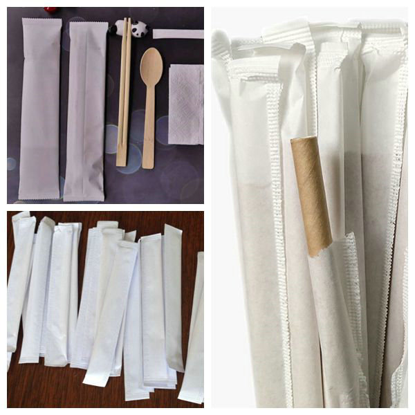 Food Grade 24g 28g Straw Wrapping Paper 30mm / 39mm Wood Pulp
