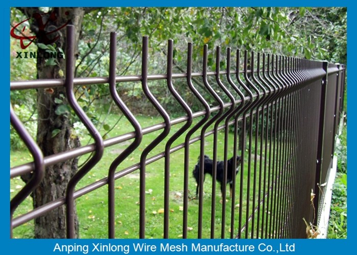 Galvanized Steel Security Outdoor Welded Wire Mesh Fence 1.8m Height