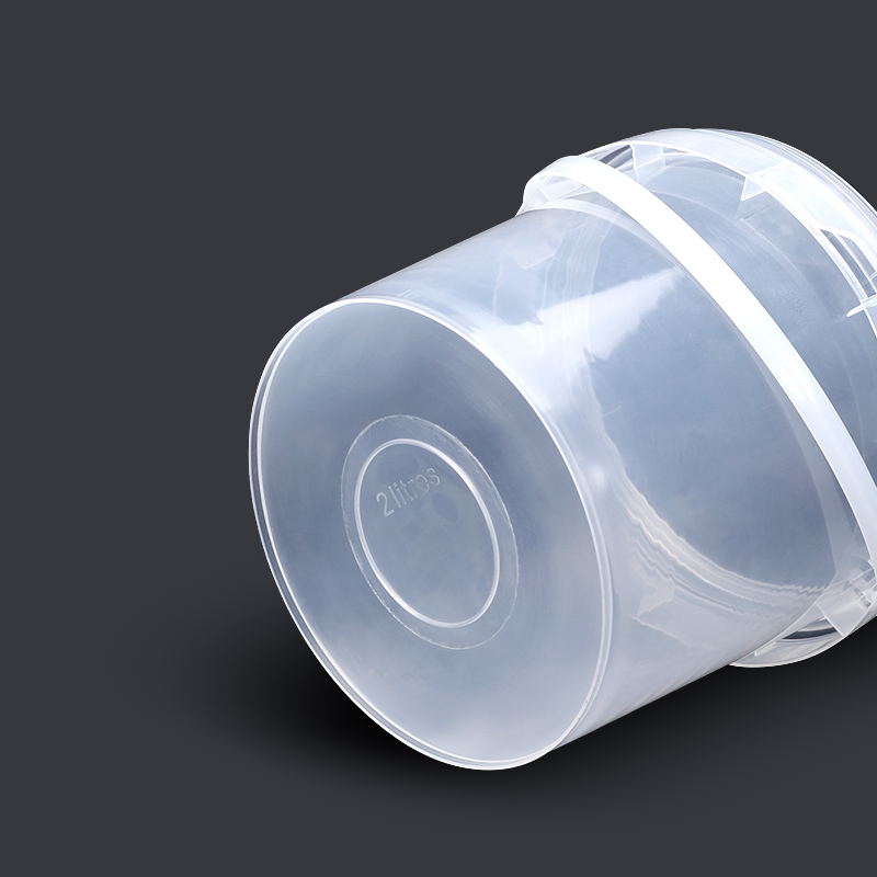 Round Plastic Bucket 500ml for Candy Popcorn Cookie Storage