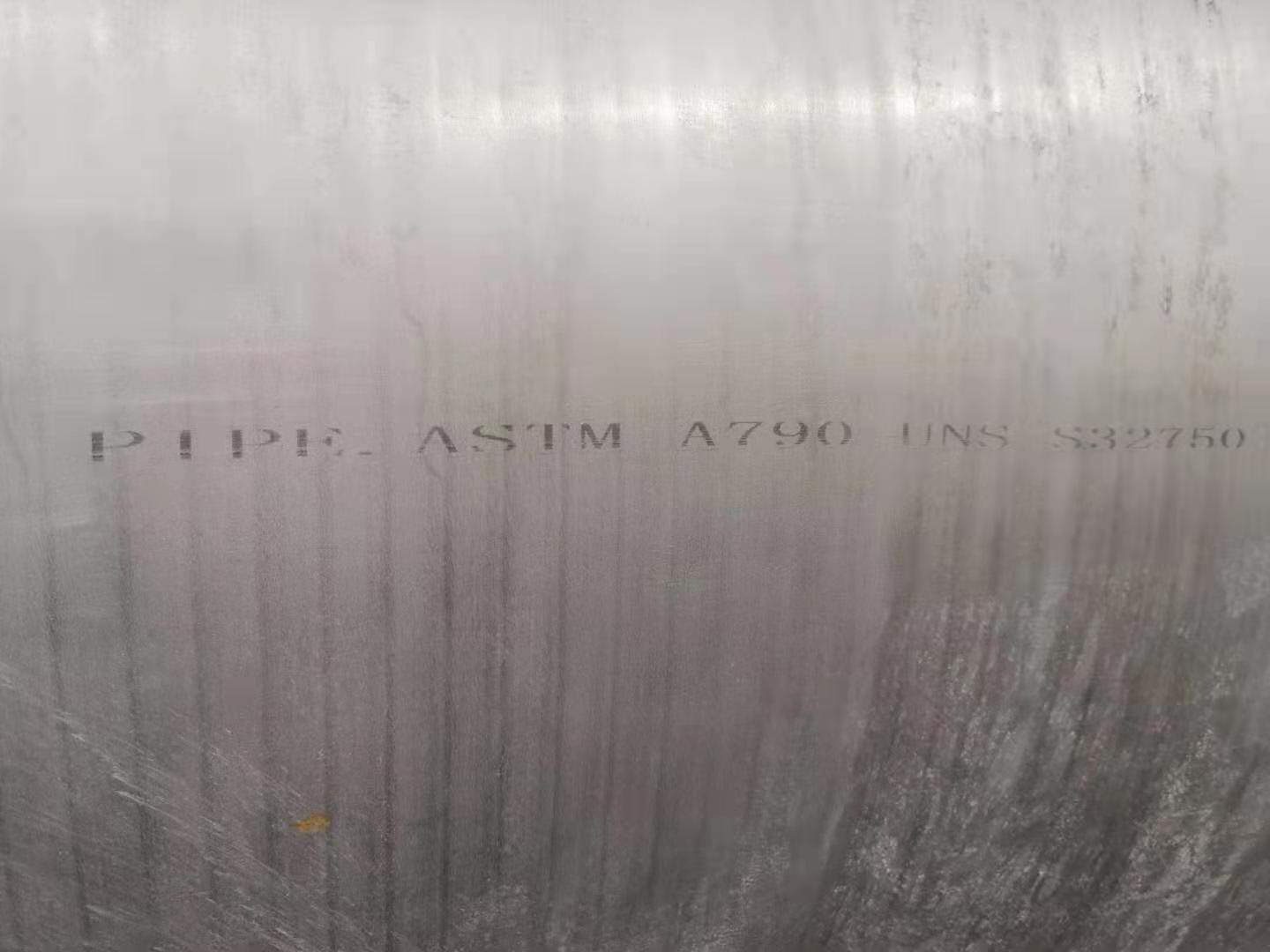 Cold Rolling ASTM A790 S32750 Duplex Steel Pipe 6M 50'' 12.5mm Welded Pipe