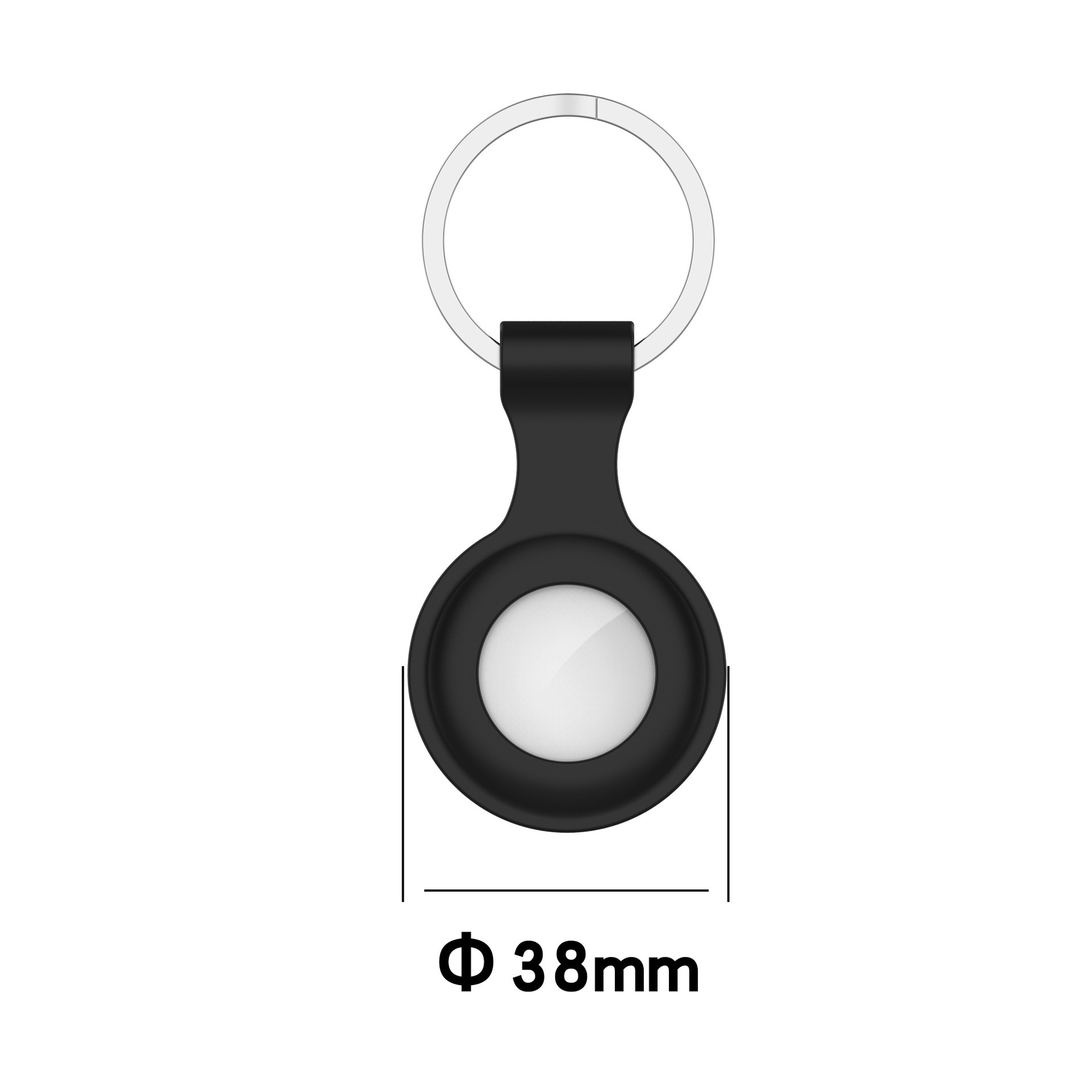 23mm Width TPU Protective Portable Wireless Tracker For Airtag Case