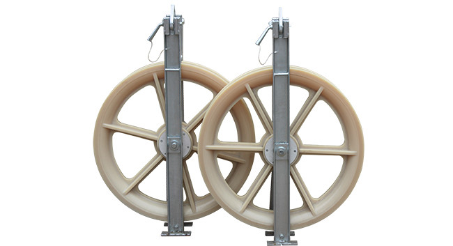 Single Nylon Conductor Pulley Cable Conductor Stringing Pulley TYSHDN-508X75