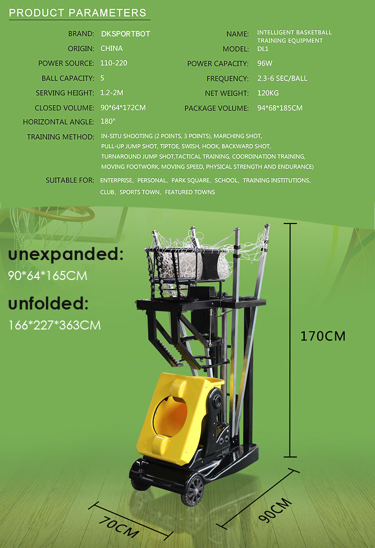 Cable Connected Basketball Shot Trainer Machine For Indoor Outdoor Gym Usage