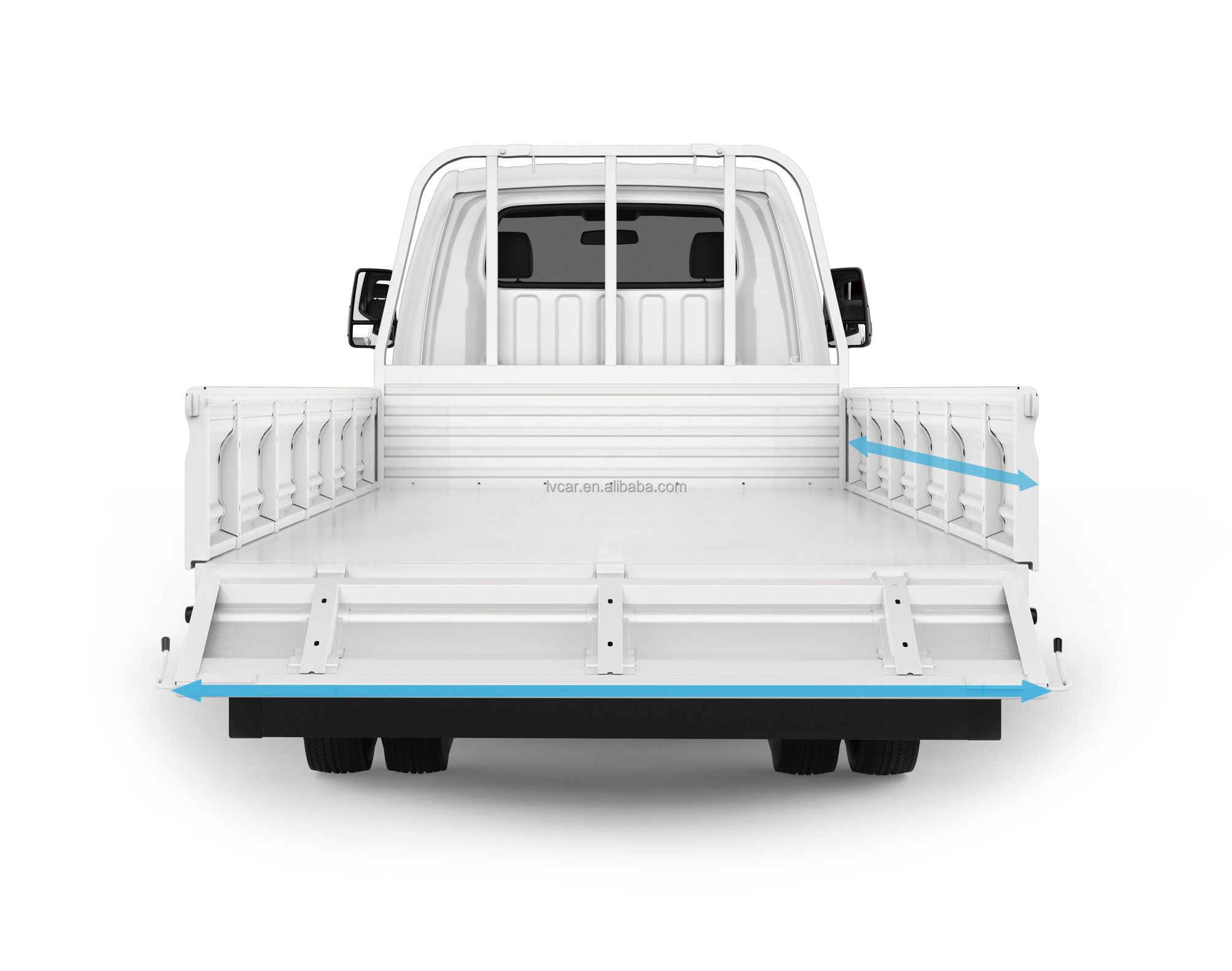 Affordable 3.5-Ton Box Type Small Pure Electric Truck with a Box White 4010*1850*1650
