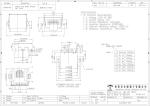 8P8C RJ45 connectors, SMT, half shielded, sinking plate type