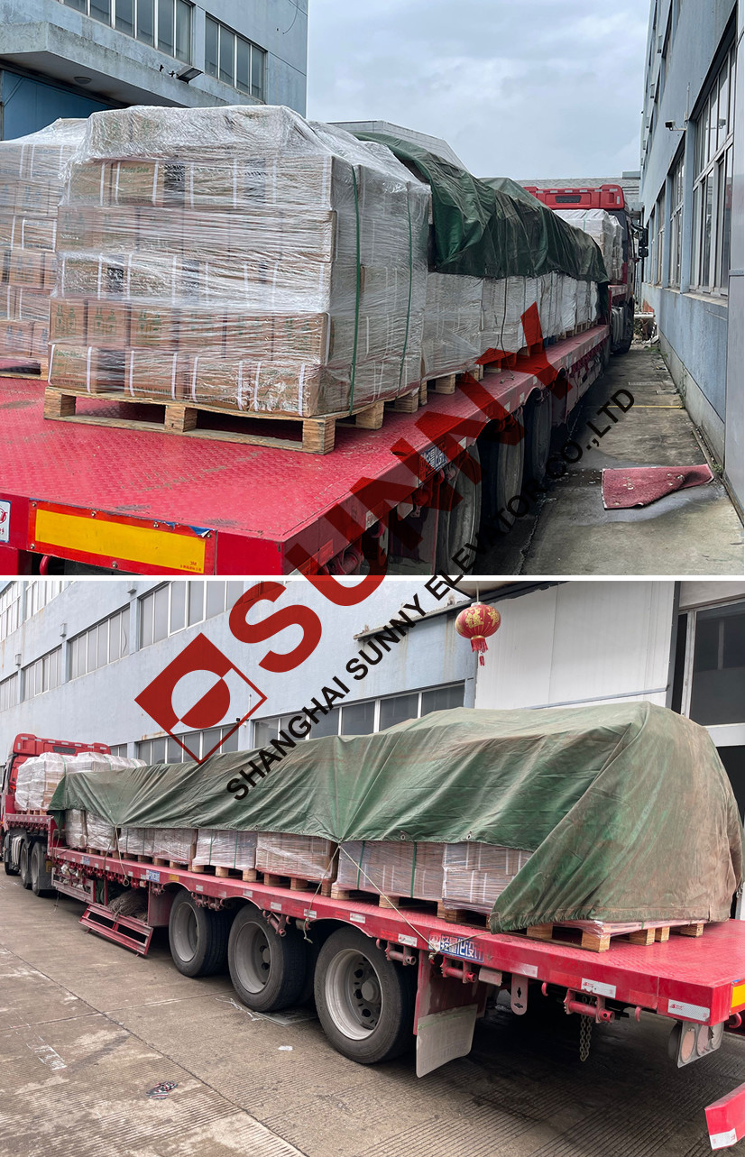 0.75m/S Progressive Safety Gear Elevator Parts 5500Kg Load for passenger lift