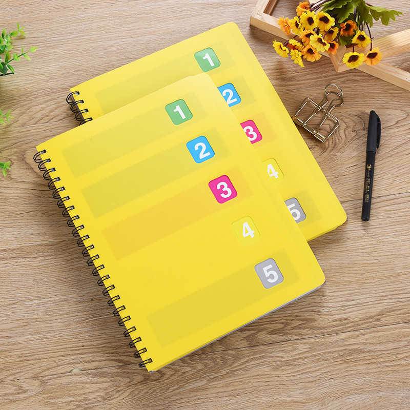 Customised Logo Printing Color Student Notebook , Small Diary Notebook Spiral Binding