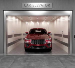 China 7 Floors Car Elevator Lift For Home Garage Infrared Sensor Gearless Traction on sale