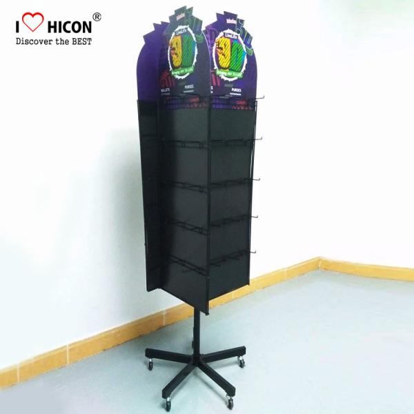 Custom Logo Retail Store Merchandising Display Solution Metal Display Racks Meet