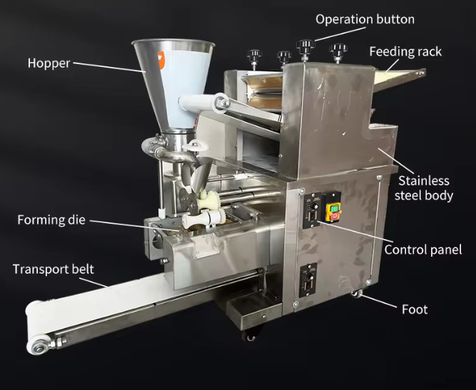 Automatic Small Bun Baozi Momo Make Machine / Steamed Bun Dimsum Making Machine