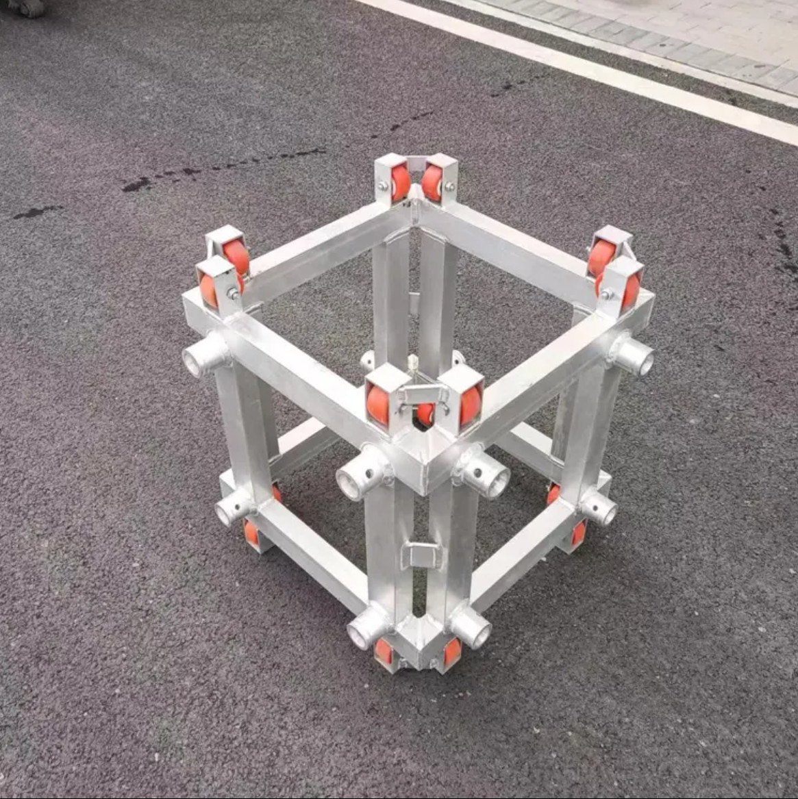 390*390mm Aluminium Stage Truss Portable Aluminum Ladder Truss For Booth Sound