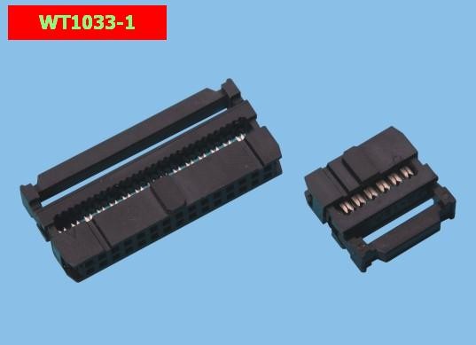 2.54mm Pitch Idc Socket Connector WT1033-1 FC Flat Cable Connector Socket