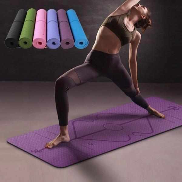 10mm Thickened Yoga Exercise Mat / Non Slip Gym Fitness Mat With Yoga Bag &