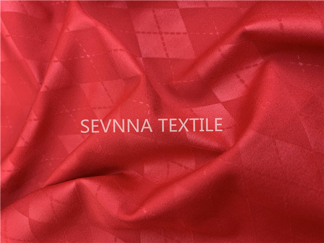 Repreve Tahiti Breathable Recycled Swimwear Fabric Polyester Spandex Red