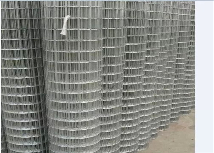 Custom 1X1 Galvanized Welded Wire Mesh For Construction Usage / Poultry Wire Fence