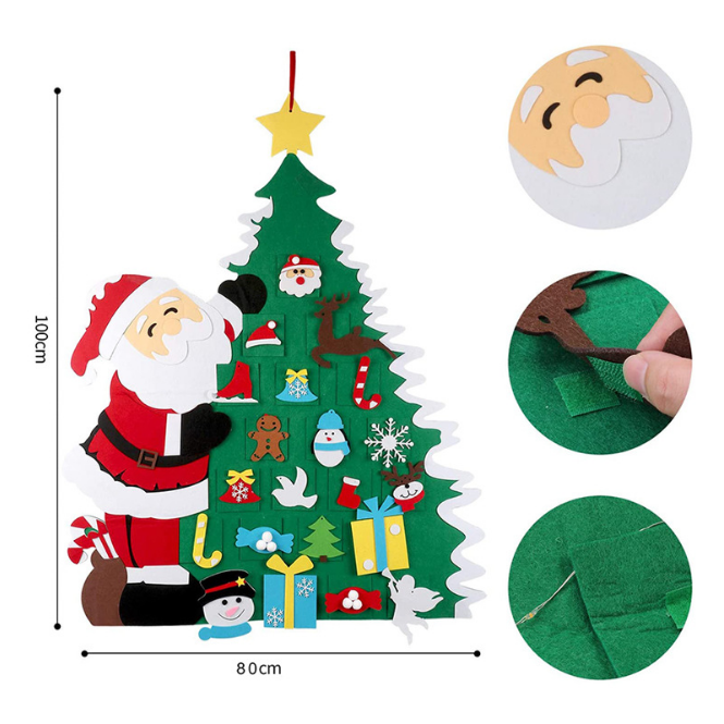 Gifts Large Christmas Tote Santa Gift Buffalo Handbag Customize Color