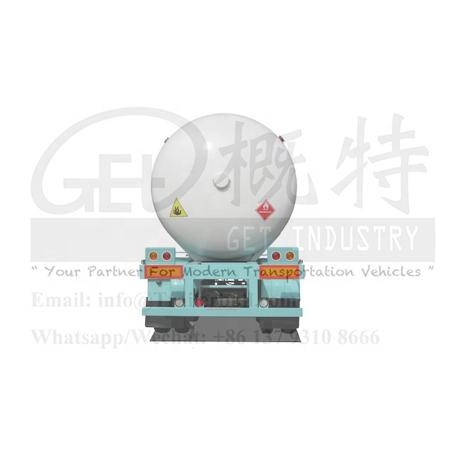 2" 50mm Or 3.5" 90mm JOST King Pin 56100 L LPG Tank Semi Trailer For Transportation