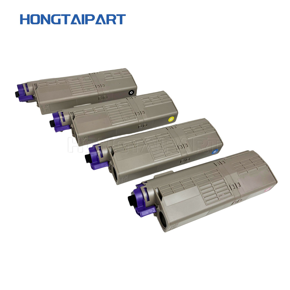 Printer Color Toner Cartridge 46490608 46490607 46490606 46490605 For OKI C542 C542dn C532 C532dn Toner Kit