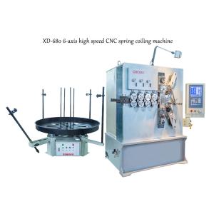 3.00 - 8.00mm Six Axis CNC Coil Spring Machine With Servo Motion System