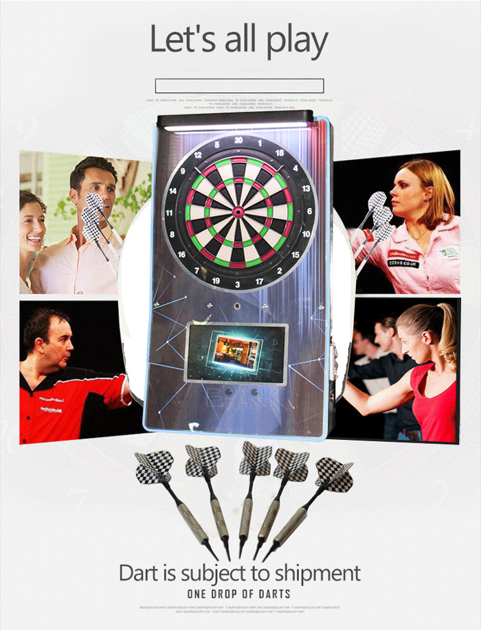 Single Player Darting Flying Simulator Game Machine Coin Operated Wall Mounted