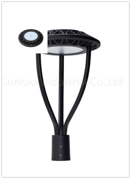 Post Fitter Mount Post Top LED Circular Area Light , 80W Pathway Pole Light