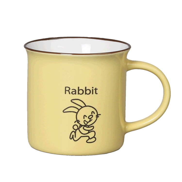Customized LOGO Ceramic Anniversary Gift Mugs For Coffee Tea