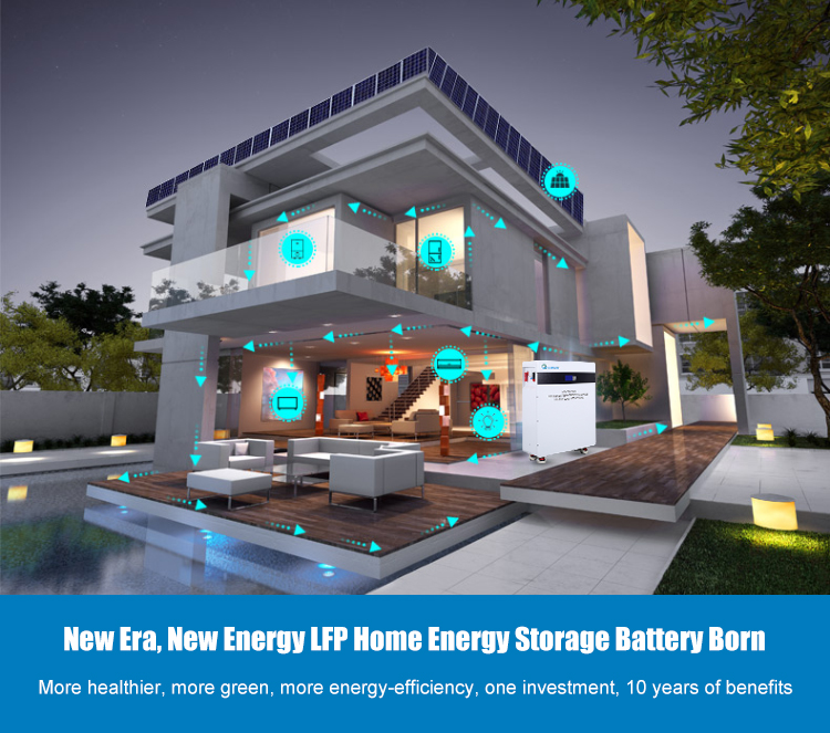 Standalone Lithium Ion Powerwall Solar Energy Storage Battery 51.2V 400Ah