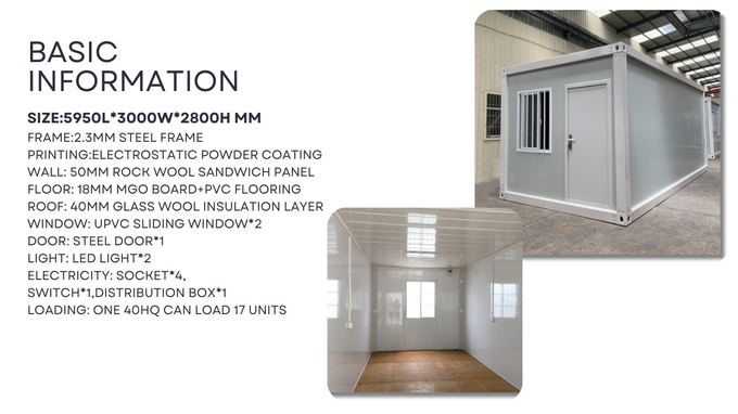 Flexible Container Temporary Housing