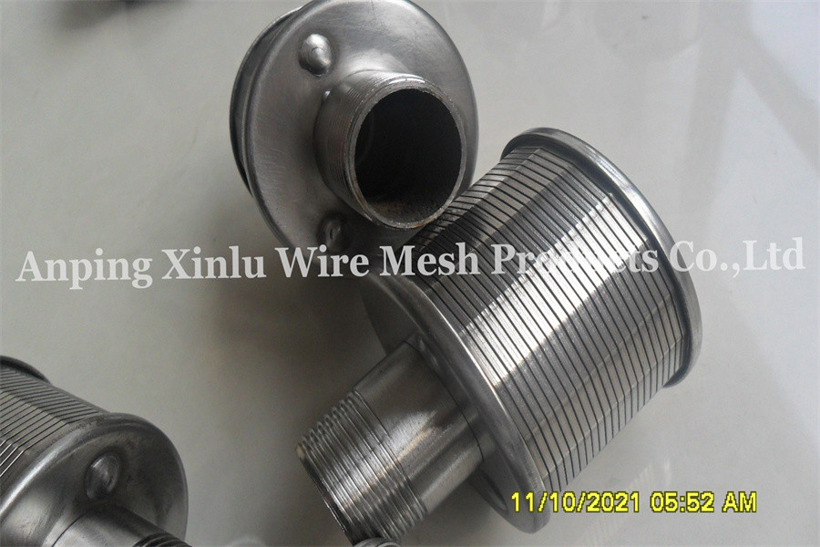 Slot 0.25mm Stainless Steel Screen Filter Nozzle DN53 For Water Treatment