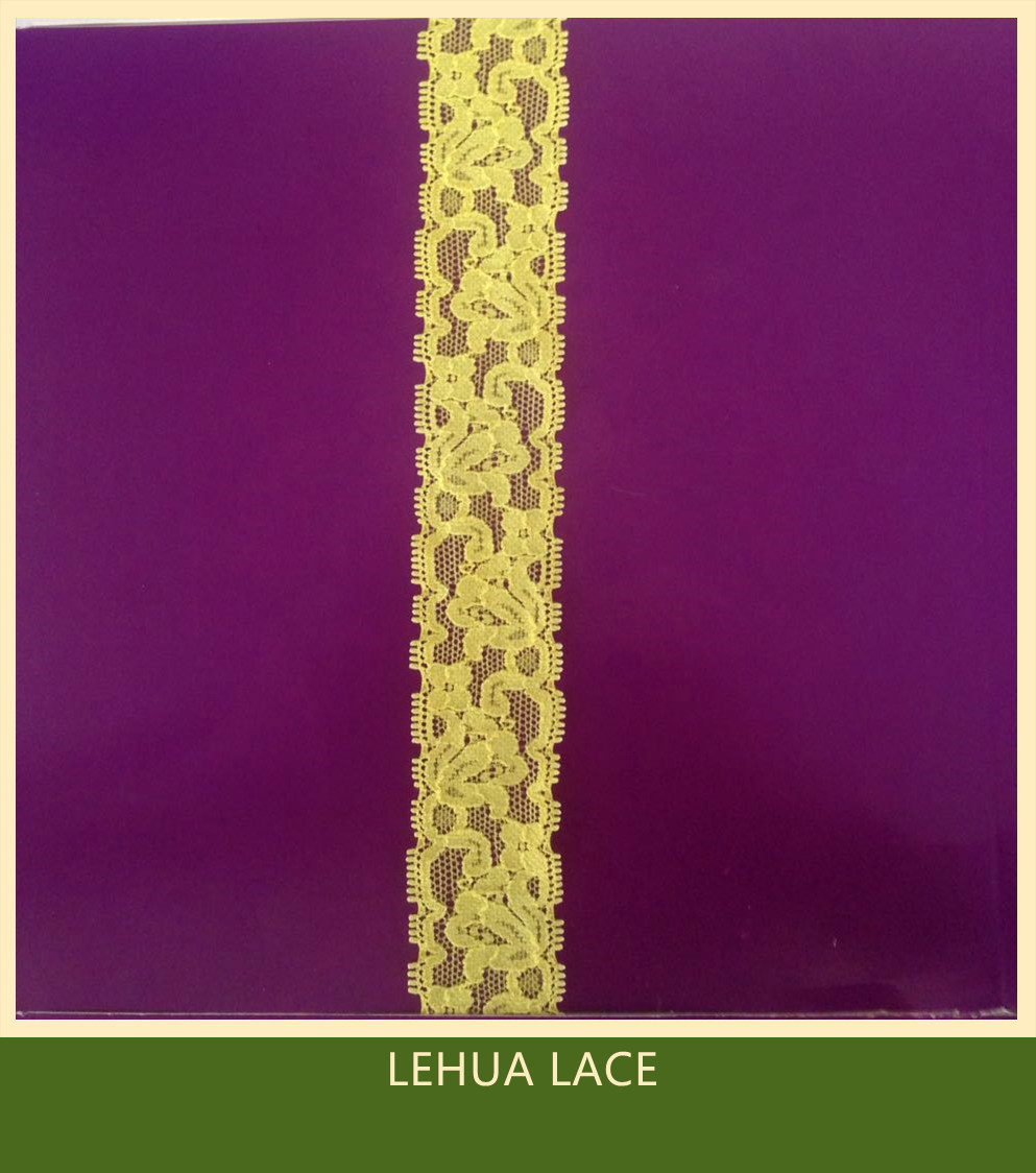 Hot Selling and nice quality Nylon Spandex Stretchy Brazil Lace from China