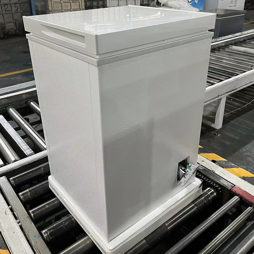 Manual Defrost Glass Door Chest Freezer Mechanical Temperature Control