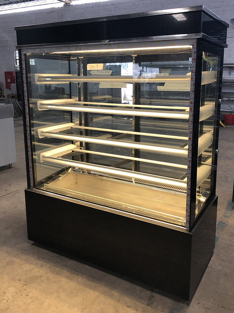 Bakery Display Refrigerator, 1.2M Cake Showcase Back Sliding Glass Door