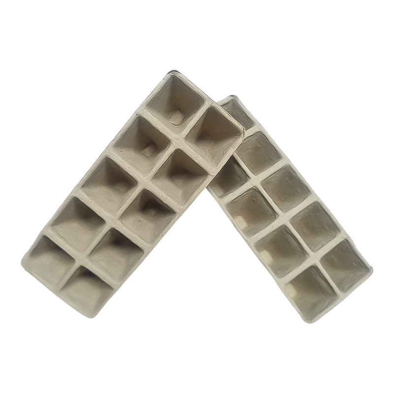 Biodegradable Blank Egg Cartons Bulk Pulp Lining Unbleached OEM