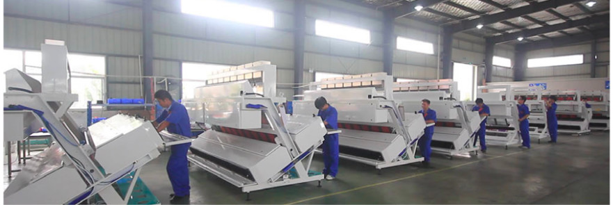 Multifunction Industrial Color Sorter , 512 Channels Plastic Sorter Machine
