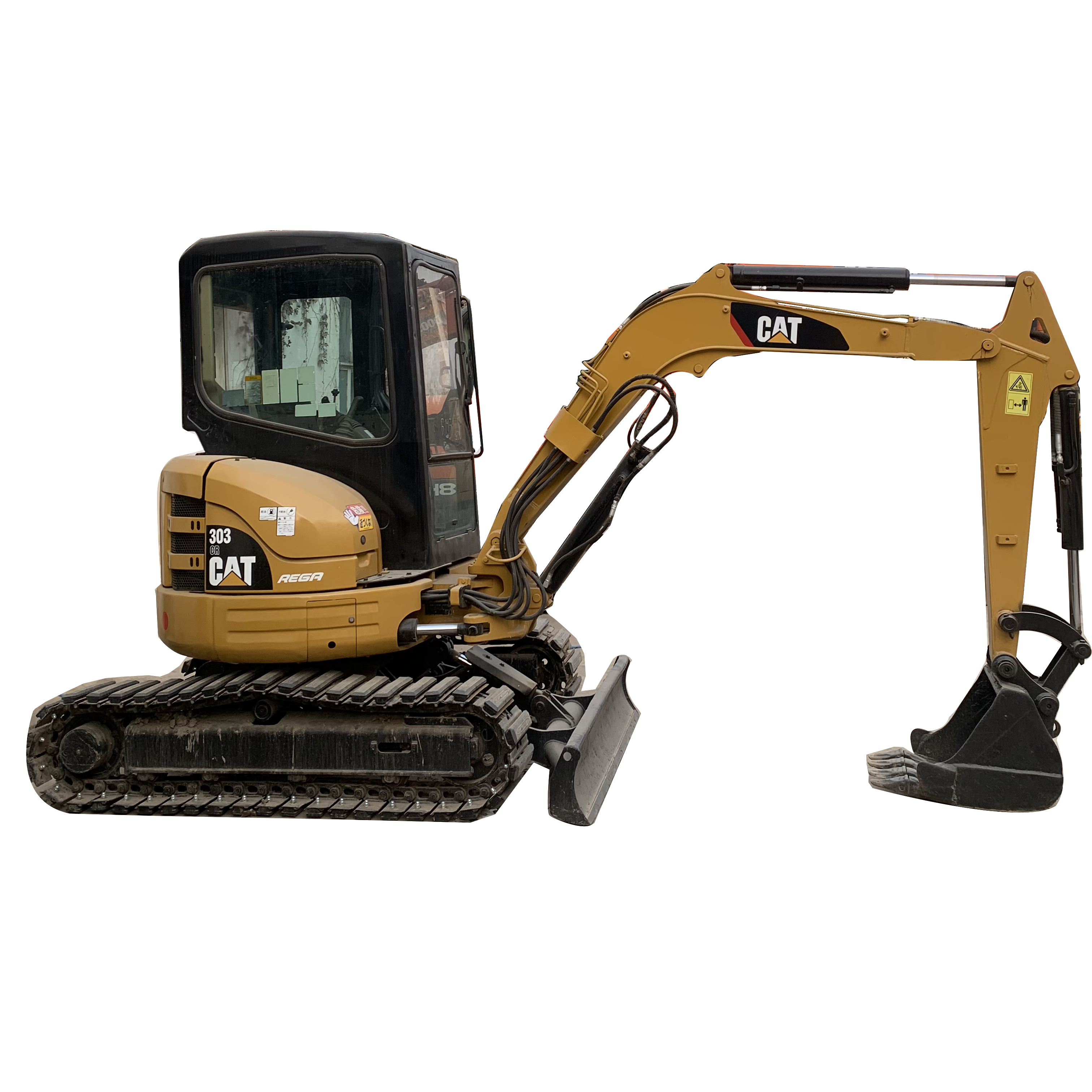 Original Japan CAT303 Used Excavator Cat 305 303 306 Mini Excavator with 23.6KW Power