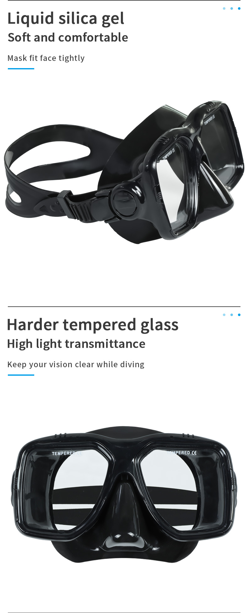 Adult PVC Swimming Snorkel Mask For Glasses Wearers Scuba Diving