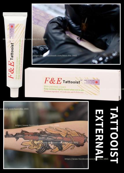 30G Anesthetic Numbing Cream / F&E Tattooist Skin Painless Cream Lasting For 3