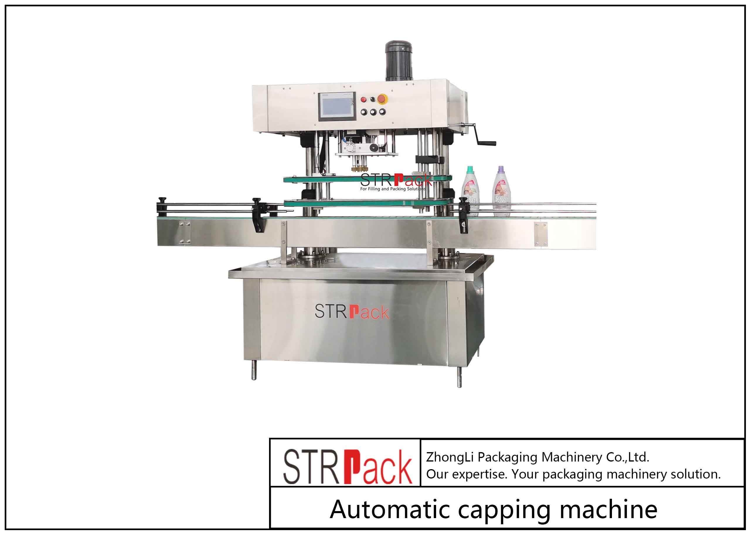 Electric Bottle Capping Machine For Sealing Beverage Bottles