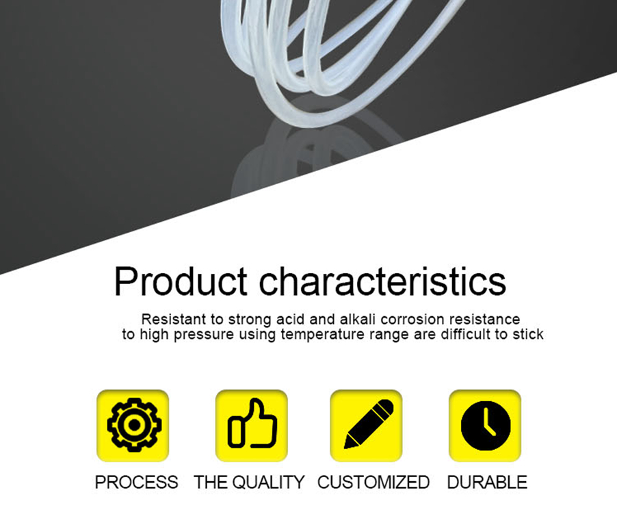 Widely Used Large Size PTFE Tubing Pure IATF 16949 Customized