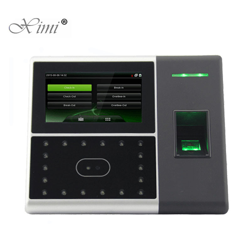 Two USB Host Wireless Biometric Attendance System 4.3 Inch TFT Color Screen