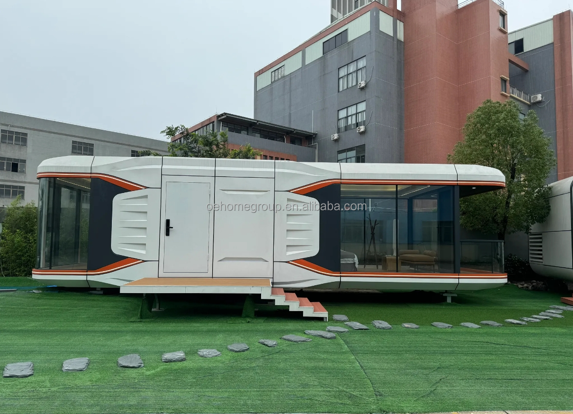 Fully Assembled Prefab Houses Customized Small Prefab House For Guard Room Prefab House Kit