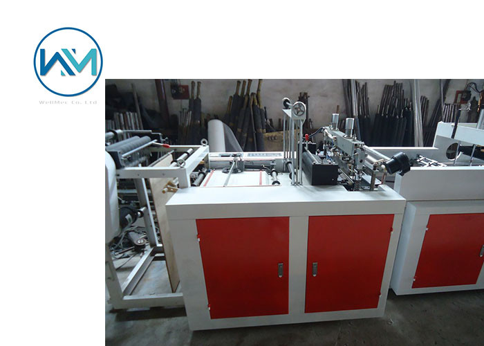 Automatic Double Line Biodegradable Material T-shirt Shopping Bag Making Machine