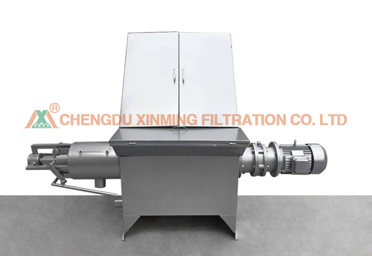Commercial Waste Dewatering Machine , Solid Liquid Separator 380V Motor Voltage