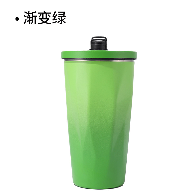 Colorful Stainless Steel Vacuum Flask With Slim Design Leak Proof Lid And 24-Hour Cold Retention