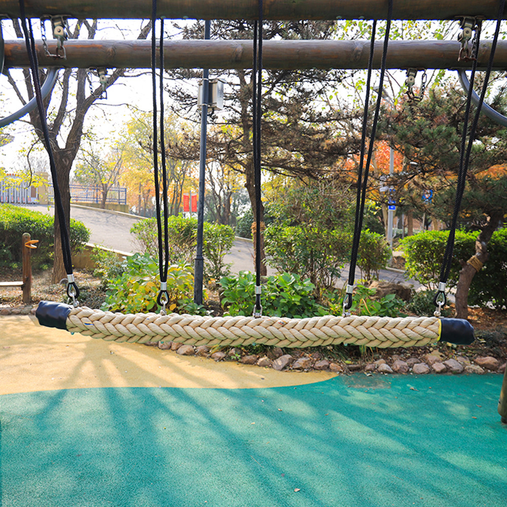 Swing Set Playground Rope Bridge Hanging Polyester 120mm 2.5m Thick
