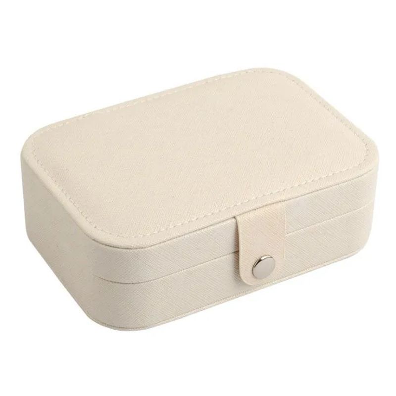 China Manufacturer Wholesale Custom Logo Luxury Jewelry Packaging Box Made of PU Leather with Flocking Storage Case Gift Box