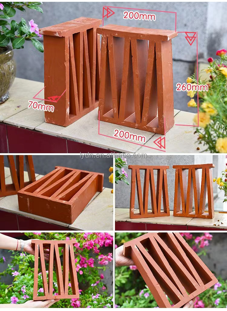 Cement Exterior Wall Blocks Decorative Sun Brick Artificial Hollow Bricks