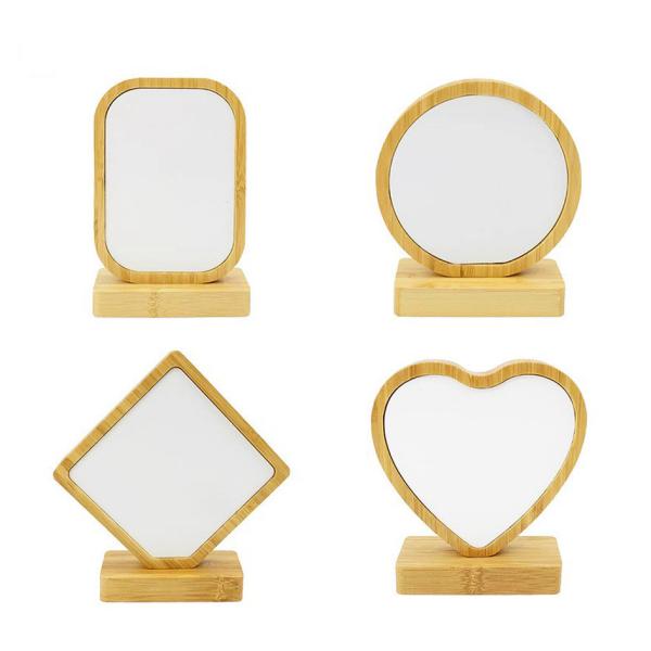 Modern magnetic Bamboo Wooden Photo Frame For Sublimation Printing DIY